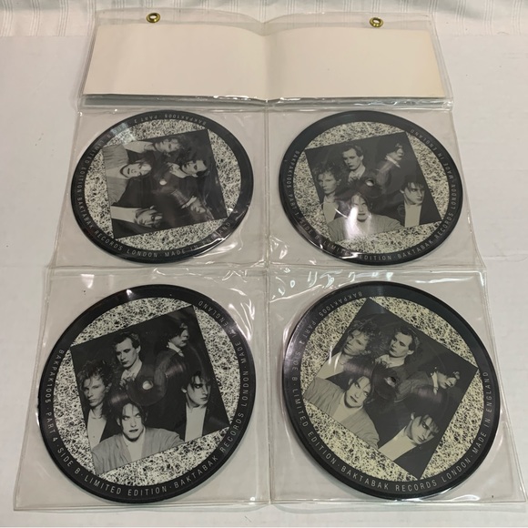 The Cure Interview Picture Disc Collection Vinyl Records 7" Baktabak Ltd Ed 4Pcs - Picture 8 of 10